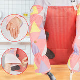 Maxbell Waterproof Oversleeves Arm Protect Sleeves Covers for Men Women Cooking Pink