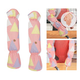 Maxbell Waterproof Oversleeves Arm Protect Sleeves Covers for Men Women Cooking Pink