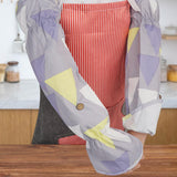 Maxbell Waterproof Oversleeves Arm Protect Sleeves Covers for Men Women Cooking Gray