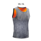 Maxbell Mens Winter Vest Tight Fitting Vest Warm Seamless Fleece Lined Tank XXXL