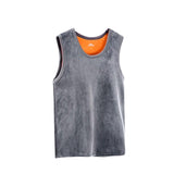 Maxbell Mens Winter Vest Tight Fitting Vest Warm Seamless Fleece Lined Tank XXXL
