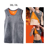 Maxbell Mens Winter Vest Tight Fitting Vest Warm Seamless Fleece Lined Tank XXXL