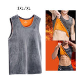 Maxbell Mens Winter Vest Tight Fitting Vest Warm Seamless Fleece Lined Tank XXXL