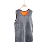 Maxbell Mens Winter Vest Tight Fitting Vest Warm Seamless Fleece Lined Tank XXXL