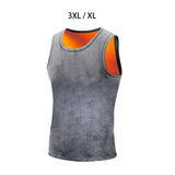 Maxbell Mens Winter Vest Tight Fitting Vest Warm Seamless Fleece Lined Tank XXXL