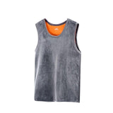Maxbell Mens Winter Vest Tight Fitting Vest Warm Seamless Fleece Lined Tank XXXL
