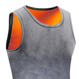 Maxbell Mens Winter Vest Tight Fitting Vest Warm Seamless Fleece Lined Tank XXXL
