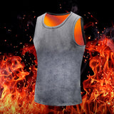 Maxbell Mens Winter Vest Tight Fitting Vest Warm Seamless Fleece Lined Tank XXXL