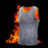 Maxbell Mens Winter Vest Tight Fitting Vest Warm Seamless Fleece Lined Tank XXXL