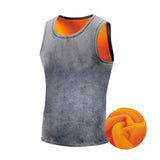Maxbell Mens Winter Vest Tight Fitting Vest Warm Seamless Fleece Lined Tank XXXL
