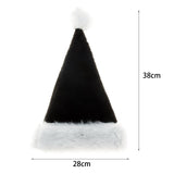 Maxbell Unisex Christmas Hat Plush Thicken Supplies Warm Costume Xmas New Year S