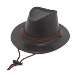 Maxbell Fashion Western Cowboy Hat Sunhat Leather for Party Favors Costume Dress up coffee