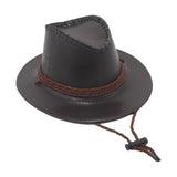 Maxbell Fashion Western Cowboy Hat Sunhat Leather for Party Favors Costume Dress up coffee