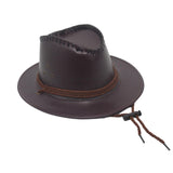 Maxbell Fashion Western Cowboy Hat Sunhat Leather for Party Favors Costume Dress up red