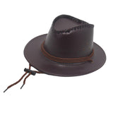 Maxbell Fashion Western Cowboy Hat Sunhat Leather for Party Favors Costume Dress up red