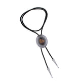 Maxbell Bolo Tie Necktie Costume Oval Vintage Rodeo for Birthday Men Women