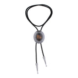 Maxbell Bolo Tie Necktie Costume Oval Vintage Rodeo for Birthday Men Women