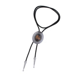 Maxbell Bolo Tie Necktie Costume Oval Vintage Rodeo for Birthday Men Women