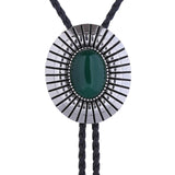 Maxbell Bolo Tie Necktie Retro Adjustable Oval Accessories for Birthday Party Men