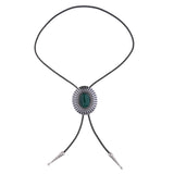 Maxbell Bolo Tie Necktie Retro Adjustable Oval Accessories for Birthday Party Men