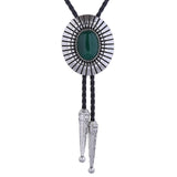 Maxbell Bolo Tie Necktie Retro Adjustable Oval Accessories for Birthday Party Men