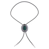 Maxbell Bolo Tie Necktie Retro Adjustable Oval Accessories for Birthday Party Men