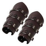 Maxbell Vintage Style Arm Guard Steampunk Vambrace for Party Adult Costume Dark Brown