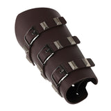 Maxbell Vintage Style Arm Guard Steampunk Vambrace for Party Adult Costume Dark Brown