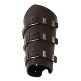 Maxbell Vintage Style Arm Guard Steampunk Vambrace for Party Adult Costume Dark Brown