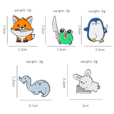 Maxbell 5x Novelty Animal Pin Brooches Lapel Badge for Backpack Bag Decoration