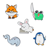 Maxbell 5x Novelty Animal Pin Brooches Lapel Badge for Backpack Bag Decoration