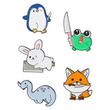 Maxbell 5x Novelty Animal Pin Brooches Lapel Badge for Backpack Bag Decoration