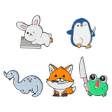 Maxbell 5x Novelty Animal Pin Brooches Lapel Badge for Backpack Bag Decoration