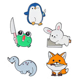 Maxbell 5x Novelty Animal Pin Brooches Lapel Badge for Backpack Bag Decoration