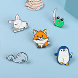 Maxbell 5x Novelty Animal Pin Brooches Lapel Badge for Backpack Bag Decoration