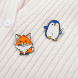 Maxbell 5x Novelty Animal Pin Brooches Lapel Badge for Backpack Bag Decoration
