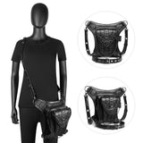 Maxbell Steampunk Waist Bags leg case Pouch Fanny Pack for Bike Climbing Outdoor