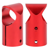 Maxbell Easy to Remove Drone Tube Tee Joint Replacements Alloy Sturdy for Drone Part Red