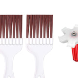 Maxbell 3Pcs Air Conditioner Fin Cleaning Brush Repair Tool for Automotive