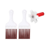 Maxbell 3Pcs Air Conditioner Fin Cleaning Brush Repair Tool for Automotive
