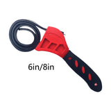 Maxbell Portable Strap Wrench Multipurpose for Repairing Automotive Plumbing 6inches