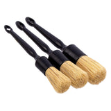 Maxbell 3Pcs Car Detailing Brush Set Different Size for Interior Exterior