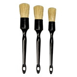 Maxbell 3Pcs Car Detailing Brush Set Different Size for Interior Exterior