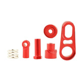 Maxbell Aluminum Alloy Gearshift Upgrade Replaces Parts for Axial SCX6 1/6  Red