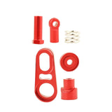 Maxbell Aluminum Alloy Gearshift Upgrade Replaces Parts for Axial SCX6 1/6  Red