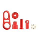 Maxbell Aluminum Alloy Gearshift Upgrade Replaces Parts for Axial SCX6 1/6  Red