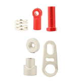 Maxbell Aluminum Alloy Gearshift Upgrade Replaces Parts for Axial SCX6 1/6 White