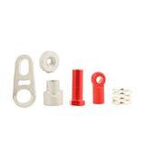 Maxbell Aluminum Alloy Gearshift Upgrade Replaces Parts for Axial SCX6 1/6 White