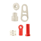 Maxbell Aluminum Alloy Gearshift Upgrade Replaces Parts for Axial SCX6 1/6 White