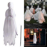 Maxbell Hanging Halloween Witches Light up Waterproof for Garden Outdoor Decor 1pcs Ornament